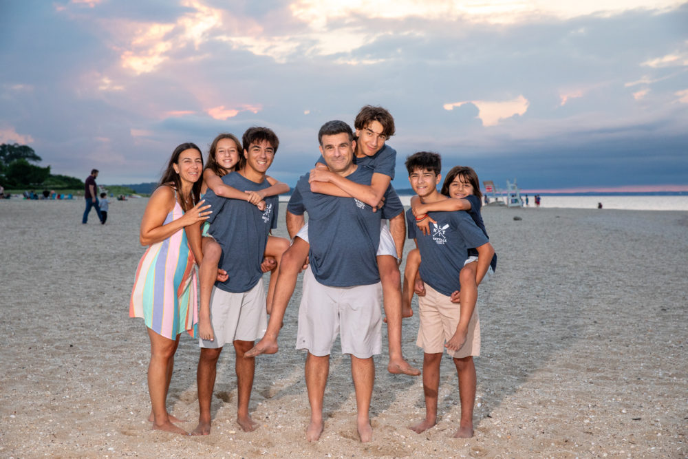 Family at Camp Hero State Park