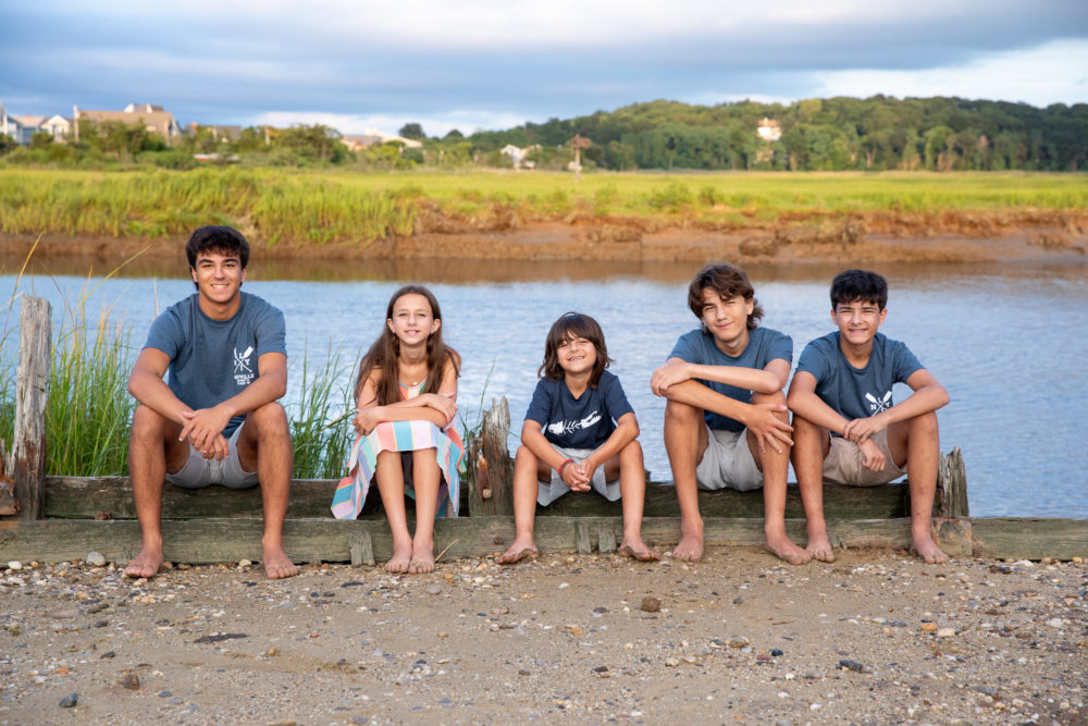Family photography on the beach by a NYC family photographer